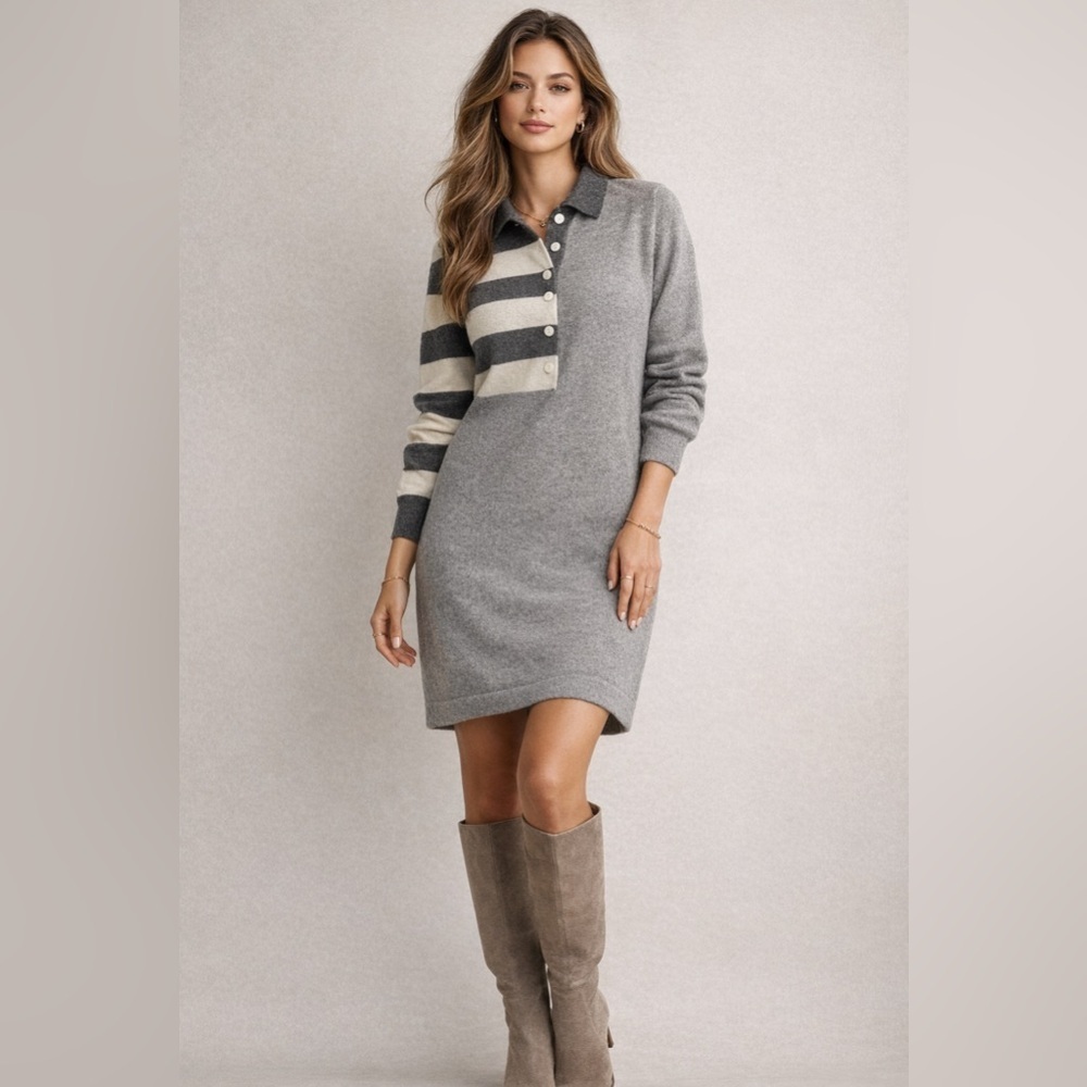 Wool Vintage Sweater Dress Size 10
